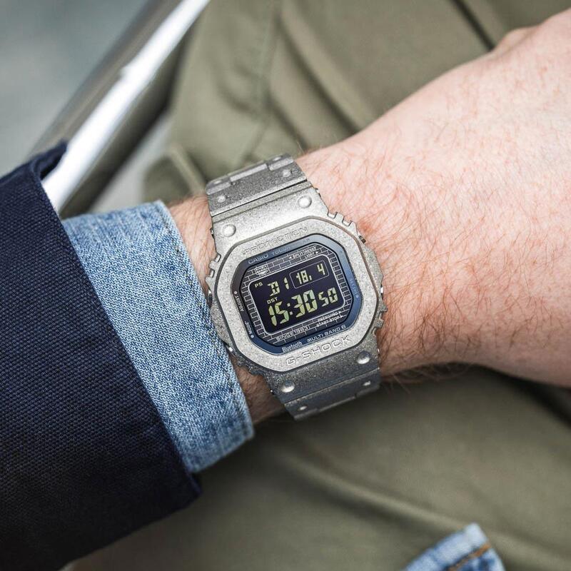 Casio Digitaal  Horloge Zilverkleurig/Zwart GMW-B5000PS-1ER