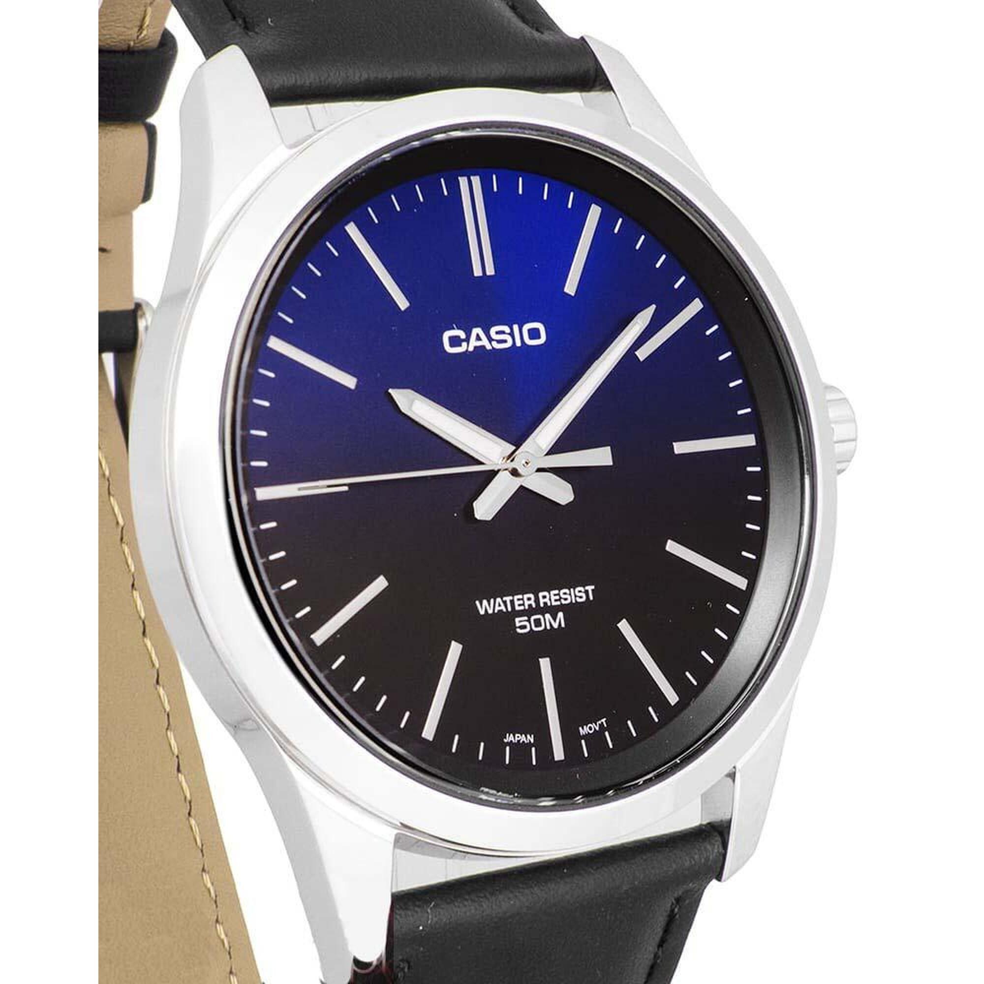 Casio Analogique Hommes Bleu / Noir MTP-E180L-2AVEF