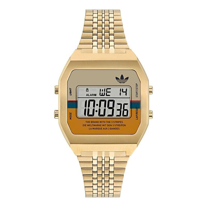 Adidas Originals Digitaal  Horloge Goudkleurig/Multi AOST23555