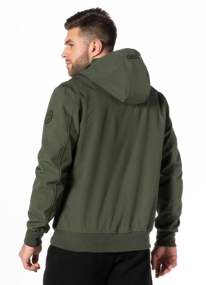 Kurtka męska Pitbull z kapturem Softshell Midway II