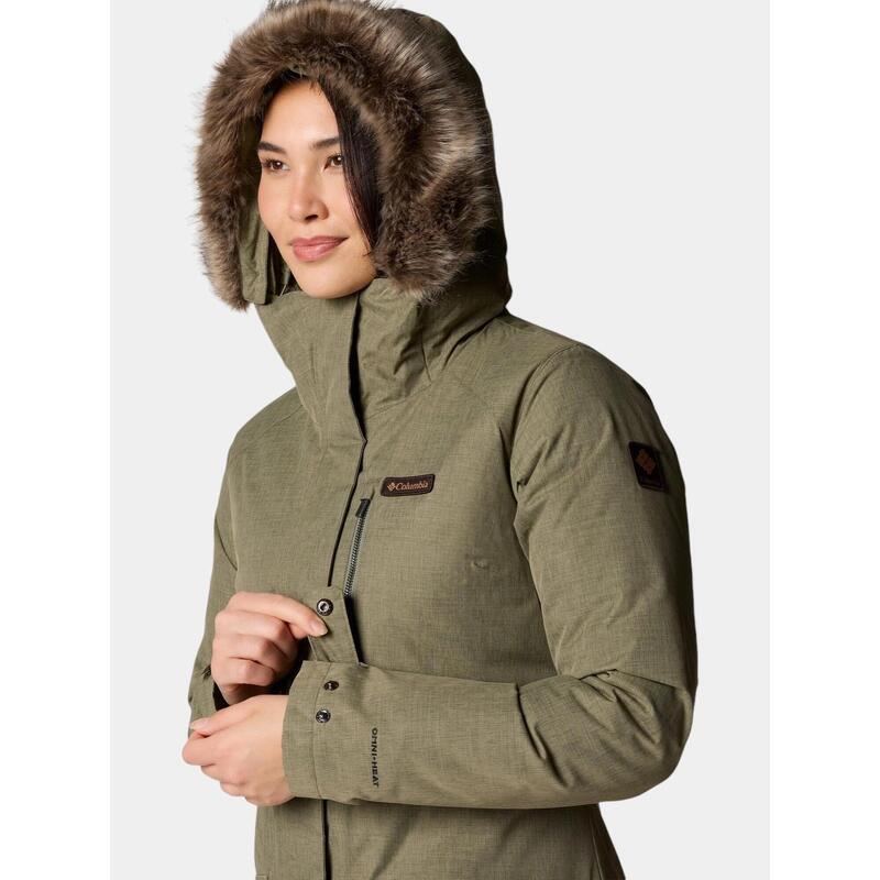 Suttle Mountain Long Insulated Jacket női télikabát - zöld