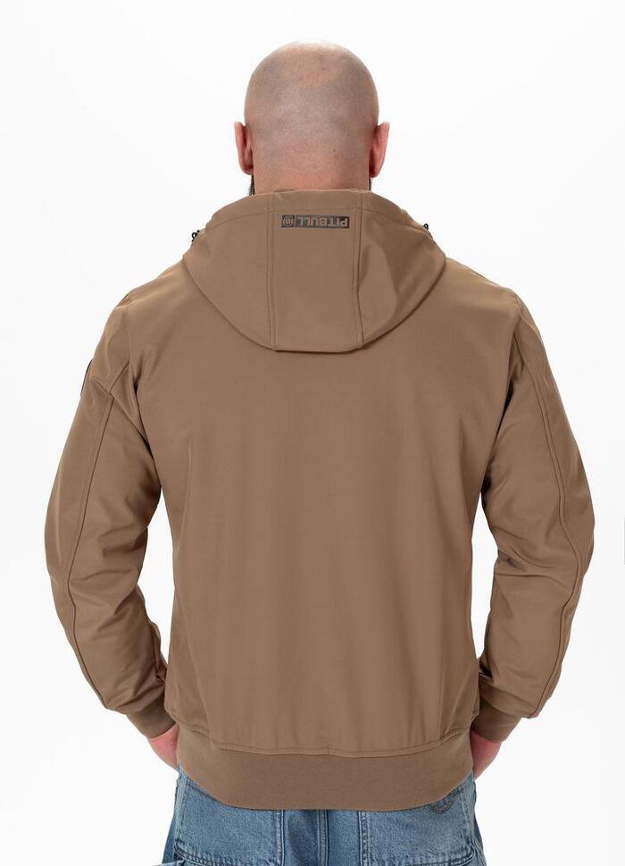 Kurtka męska Pitbull z kapturem Softshell Midway II