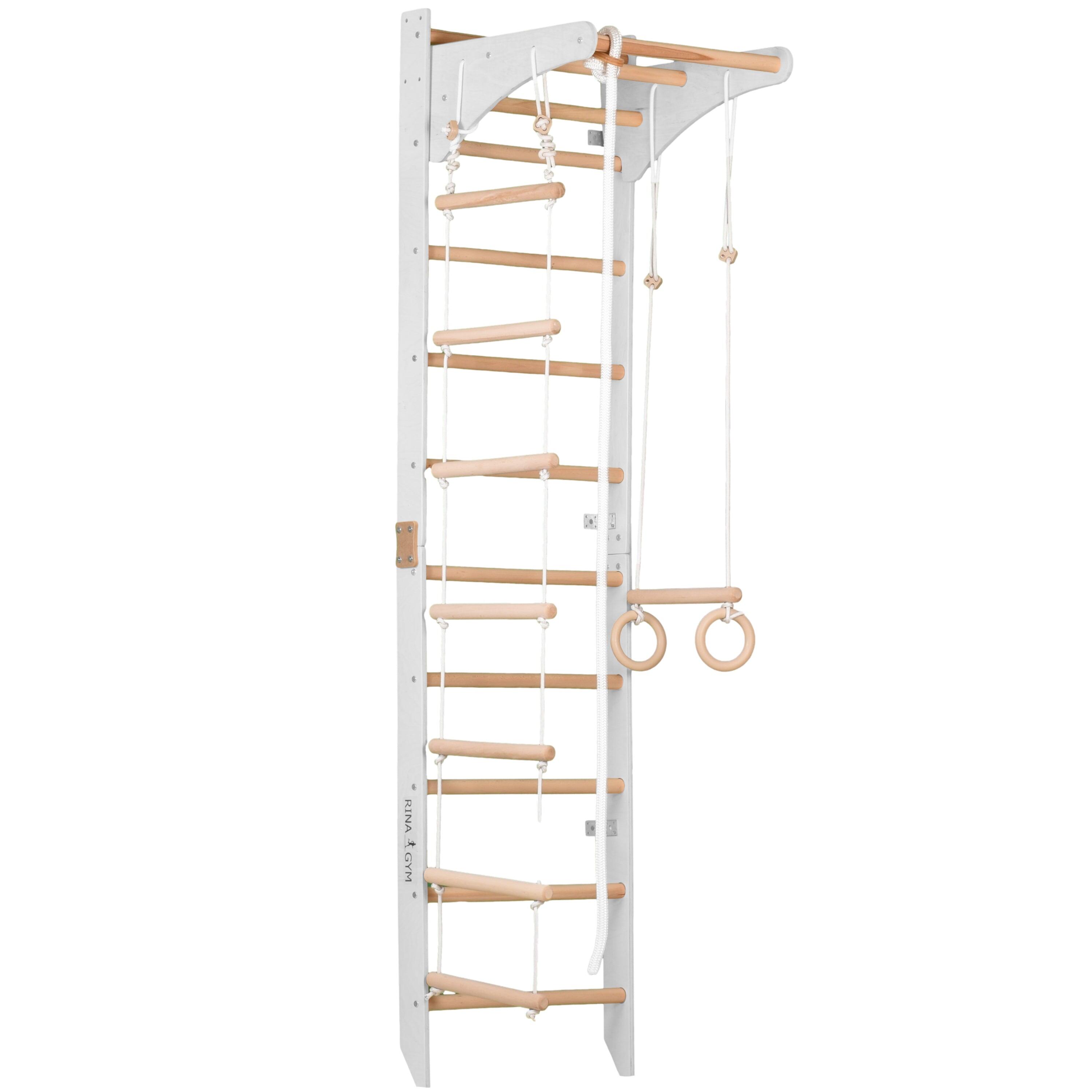 RINAGYM Parede de Escalada para Treinamento em Casa (SPR C white)