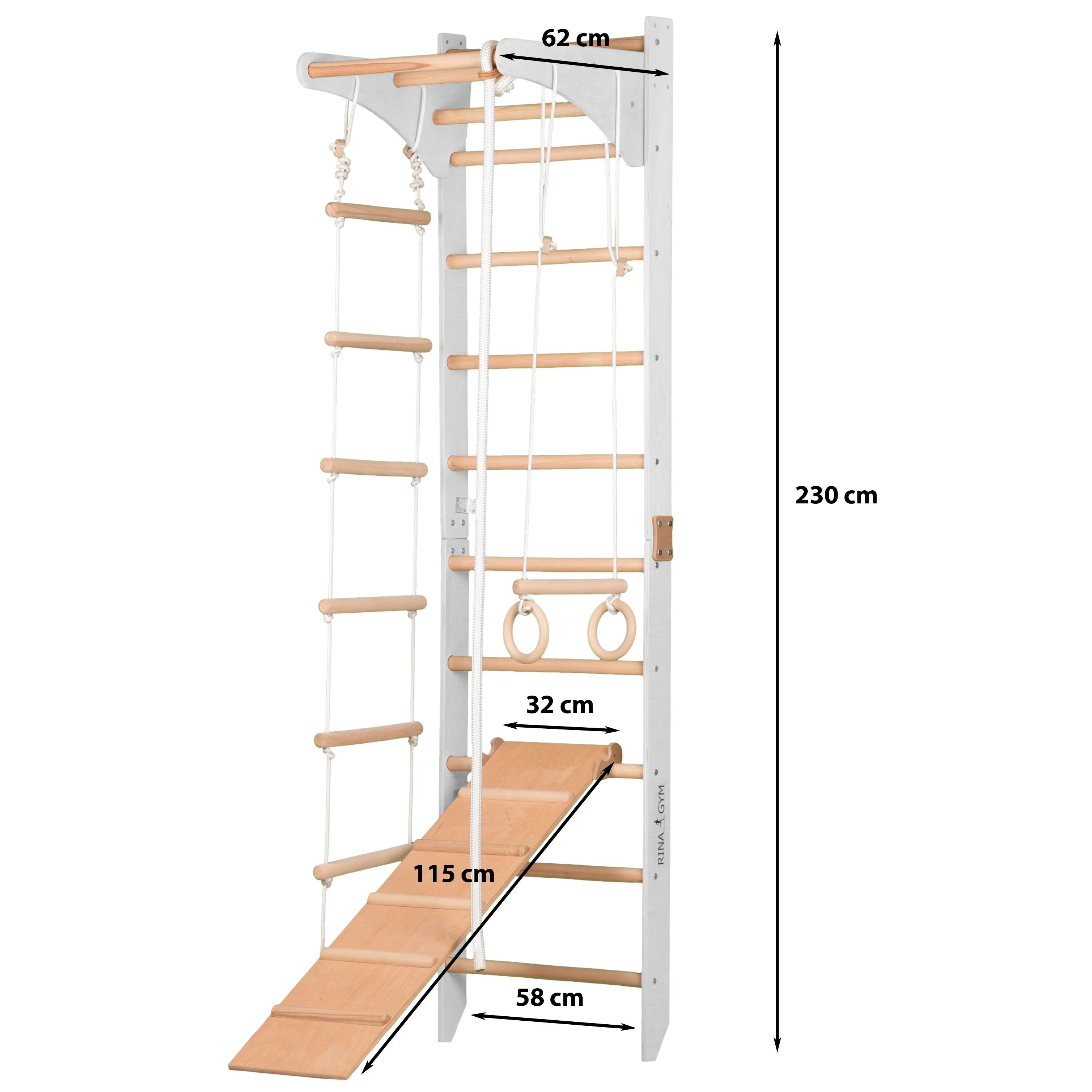 Parete di Arrampicata per Allenamento a Casa (SPR C+slide white) 2/6