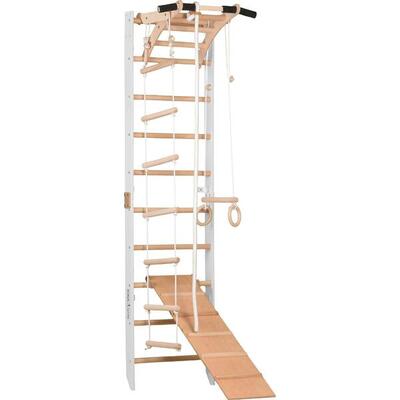 Parete di Arrampicata per Allenamento a Casa (SPR A+slide Bianca)