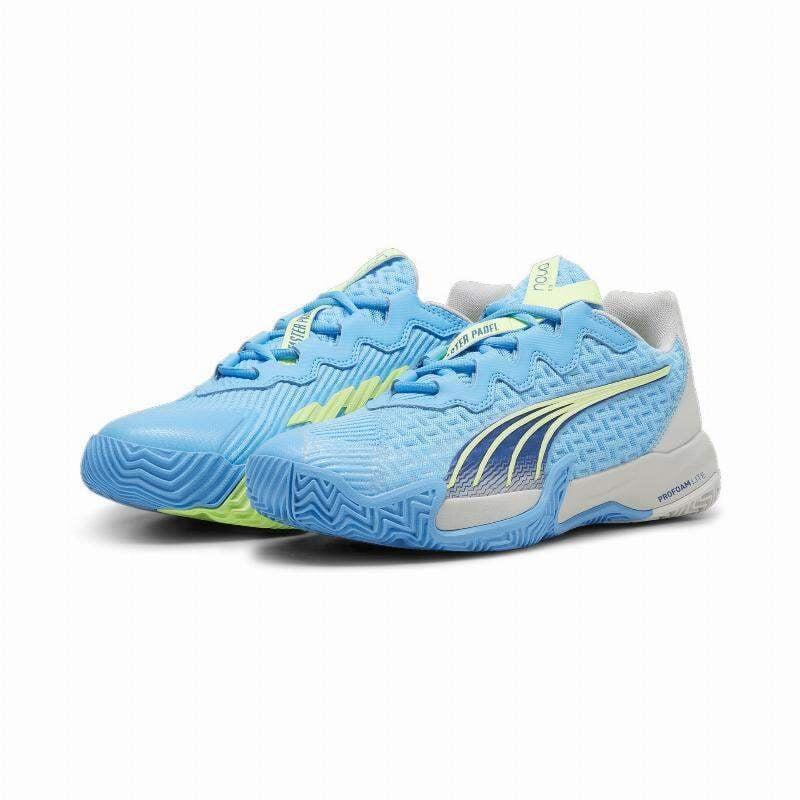 Zapatillas Puma Nova Elite Azul Amarillo Gris -  - 43 3/5