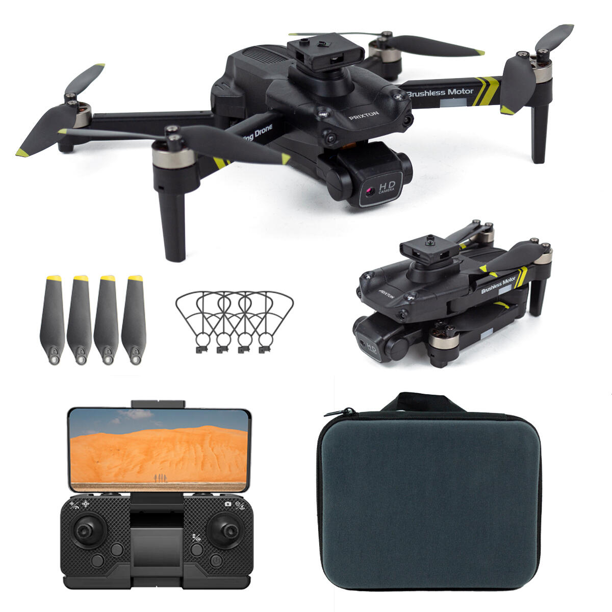 Drone PRIXTON Alpha Pro (Câmara 480p - WiFi - Anti-colisão multidirecional) 4/7