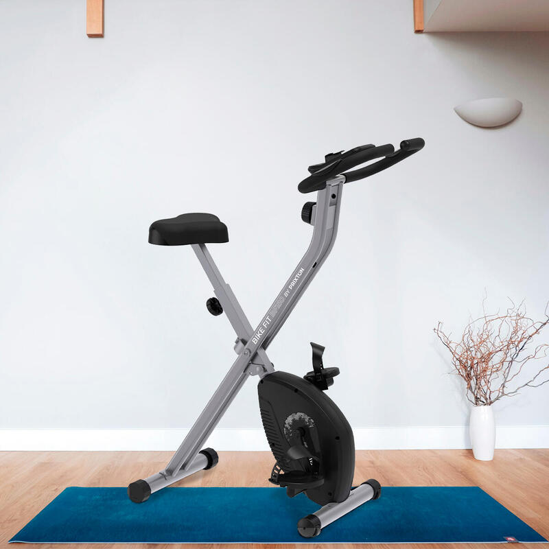 Bicicleta de exercício dobrável Bike Fit PRIXTON Resistência 1,5 kg