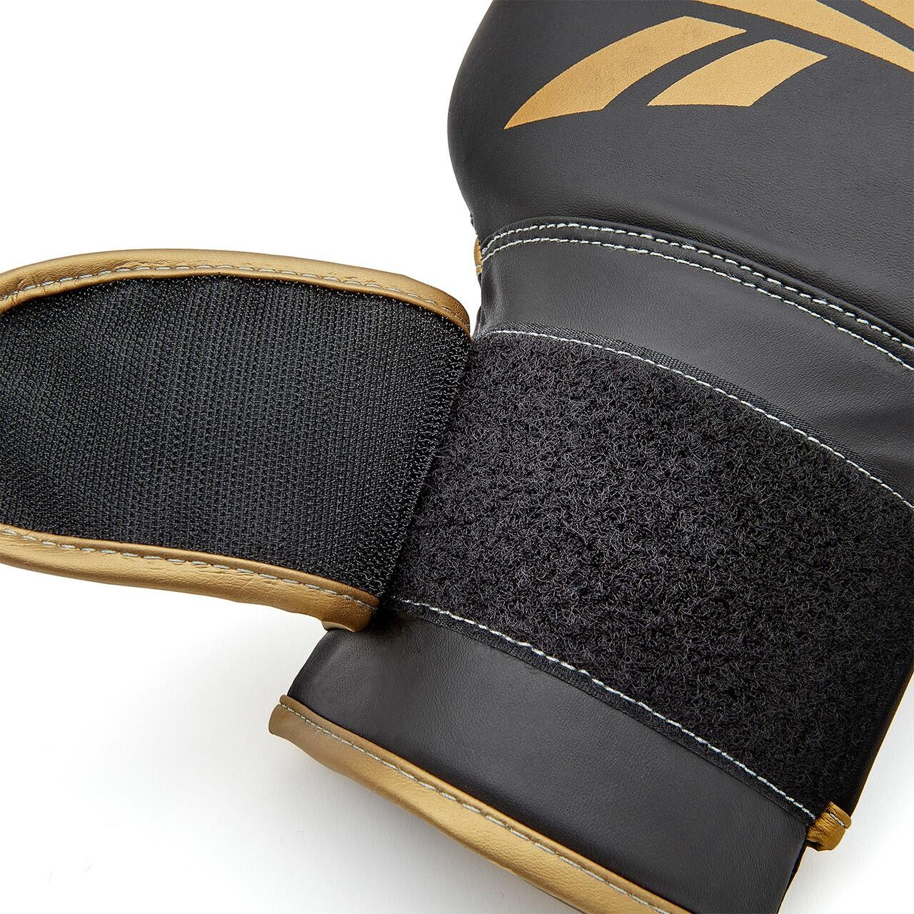 Reebok Boxhandschuhe Schwarz/Gold 10 OZ 5/7