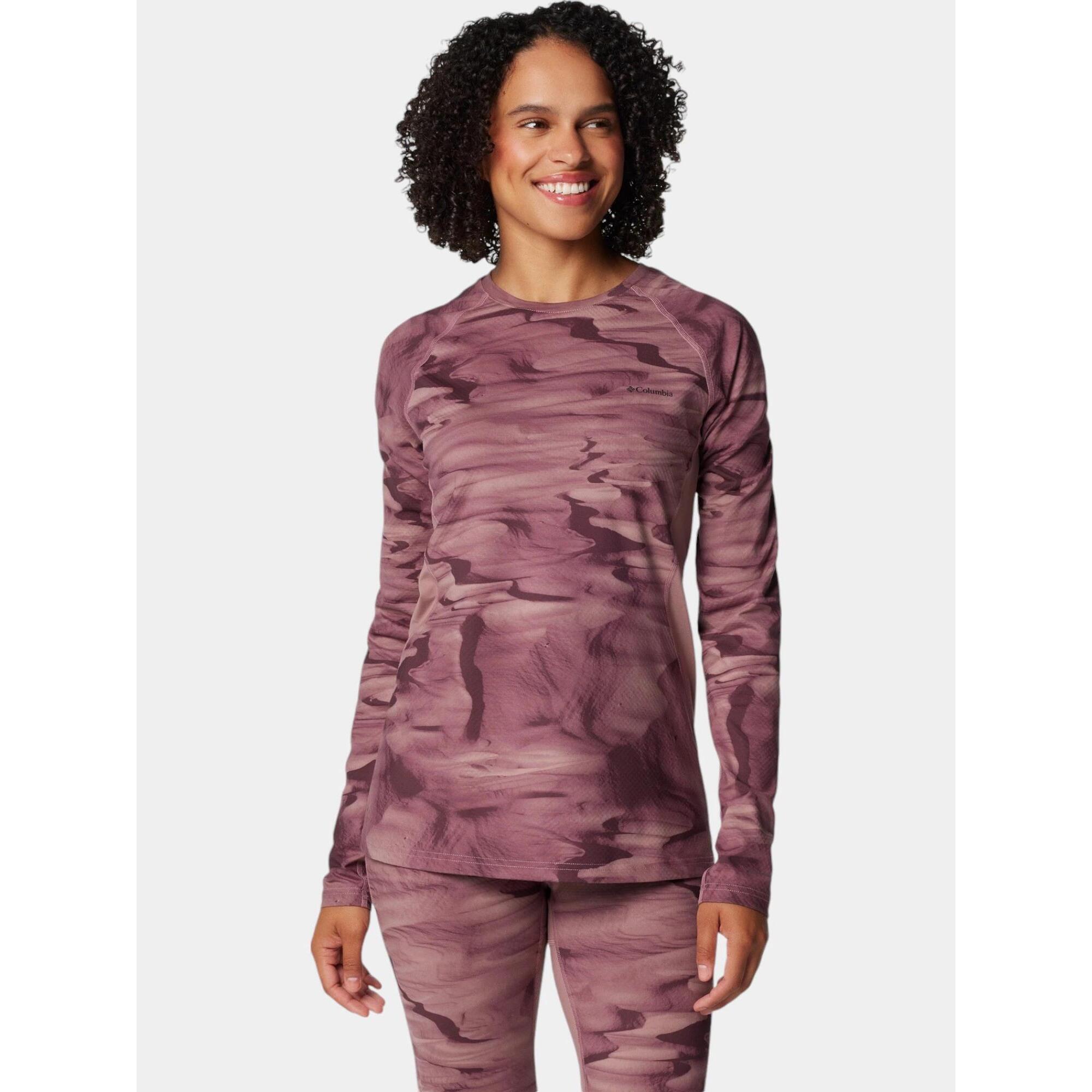 Columbia - Baselayer Femme Omni-heat Infinity - T-shirt Manches Longues - Violet - 36 Xs - Decathlon