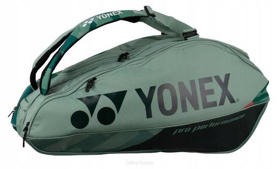 Yonex Pro - Borsa per racchette confezione da 9 colore: Verde oliva