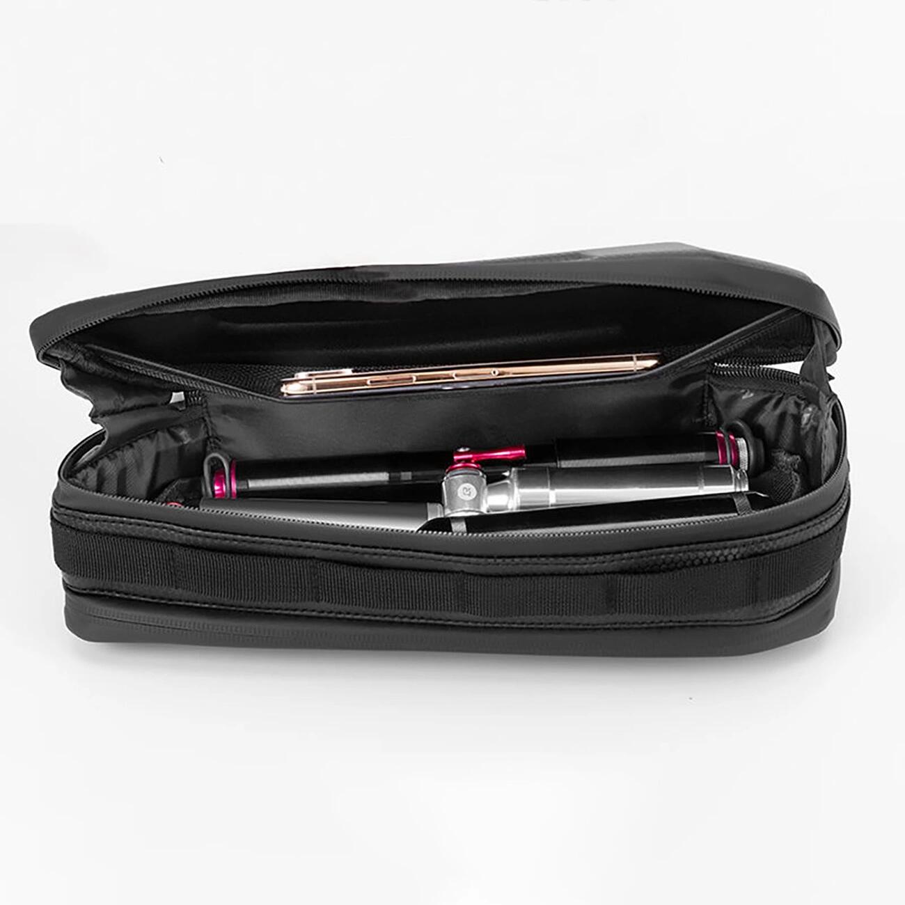 Bolsa de bicicleta impermeable Rockbros para cuadro - negro 3/7