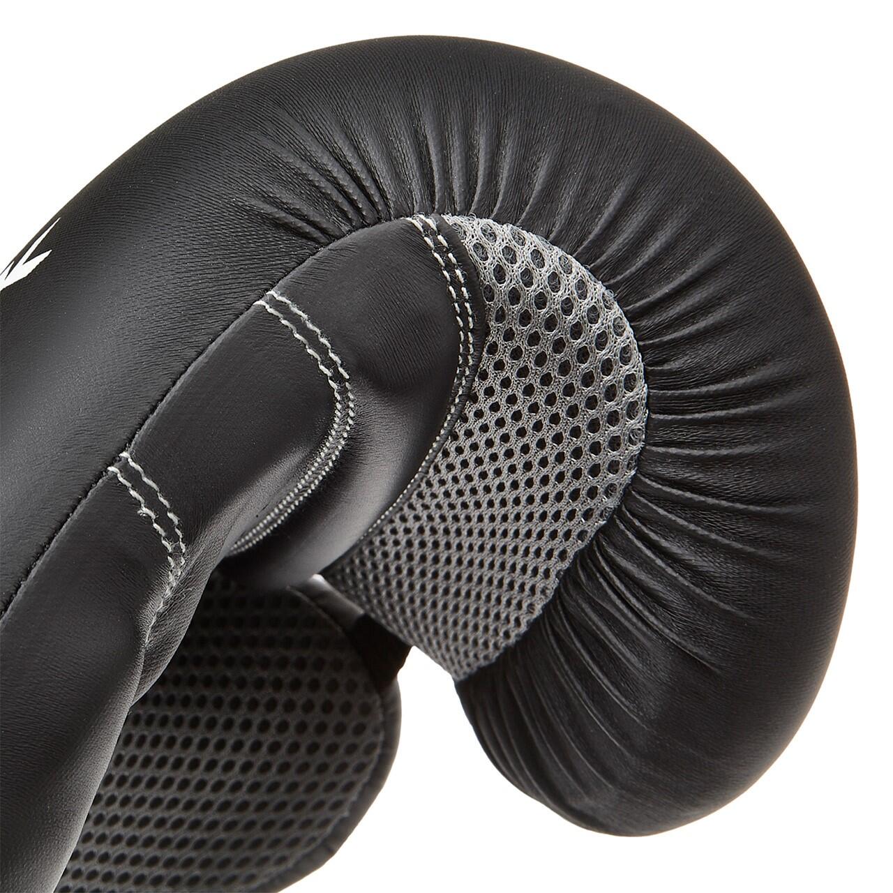 Guantoni da boxe Reebok neri/bianchi 10 OZ 5/7