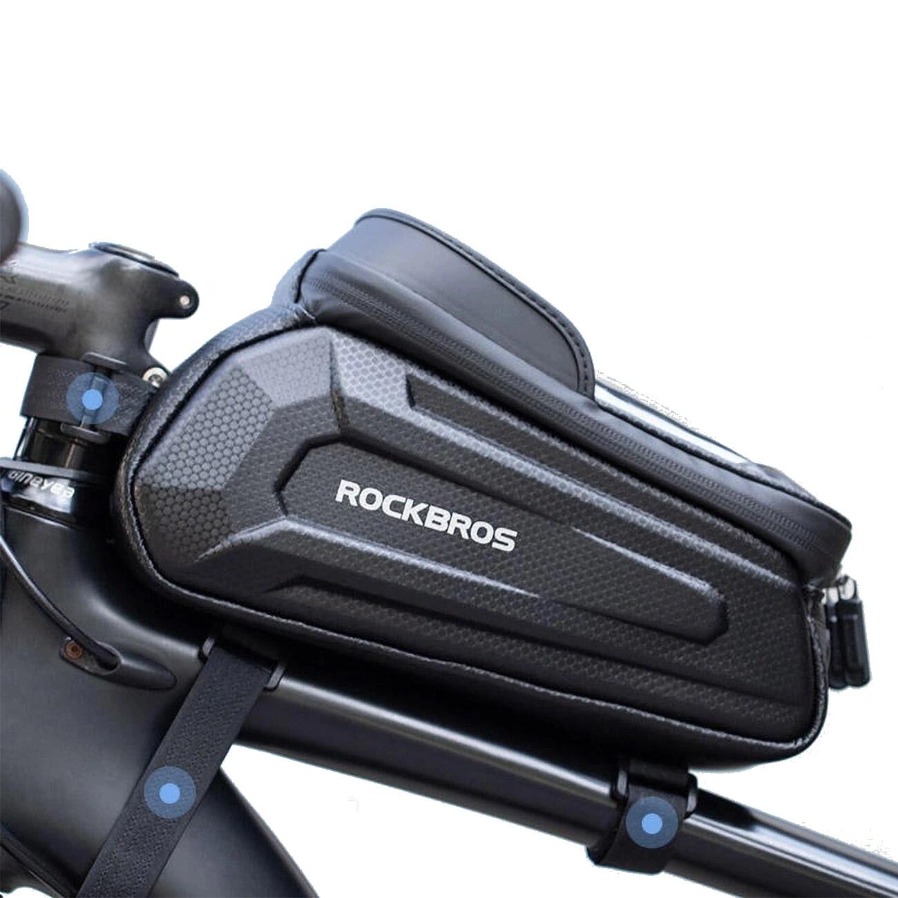 Rockbros - Sacoche De Cadre Pour Vélo Rockbros B68 - Sacoche De Cadre - Noir - 1,5 L - Decathlon