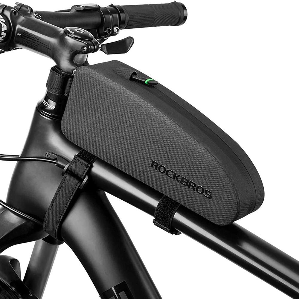 Bolsa de quadro de bicicleta Rockbros à prova d'água, 1,6 L