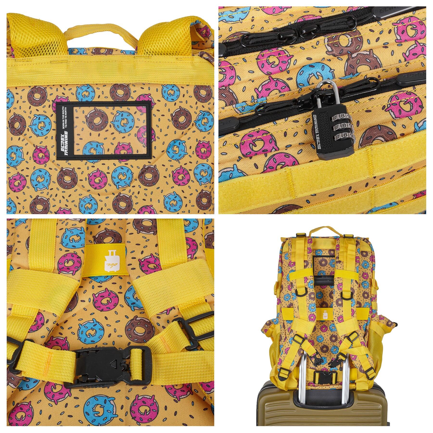 Mochila Elitex V1 Donuts 45L Cabine Treino Impermeável 4/7