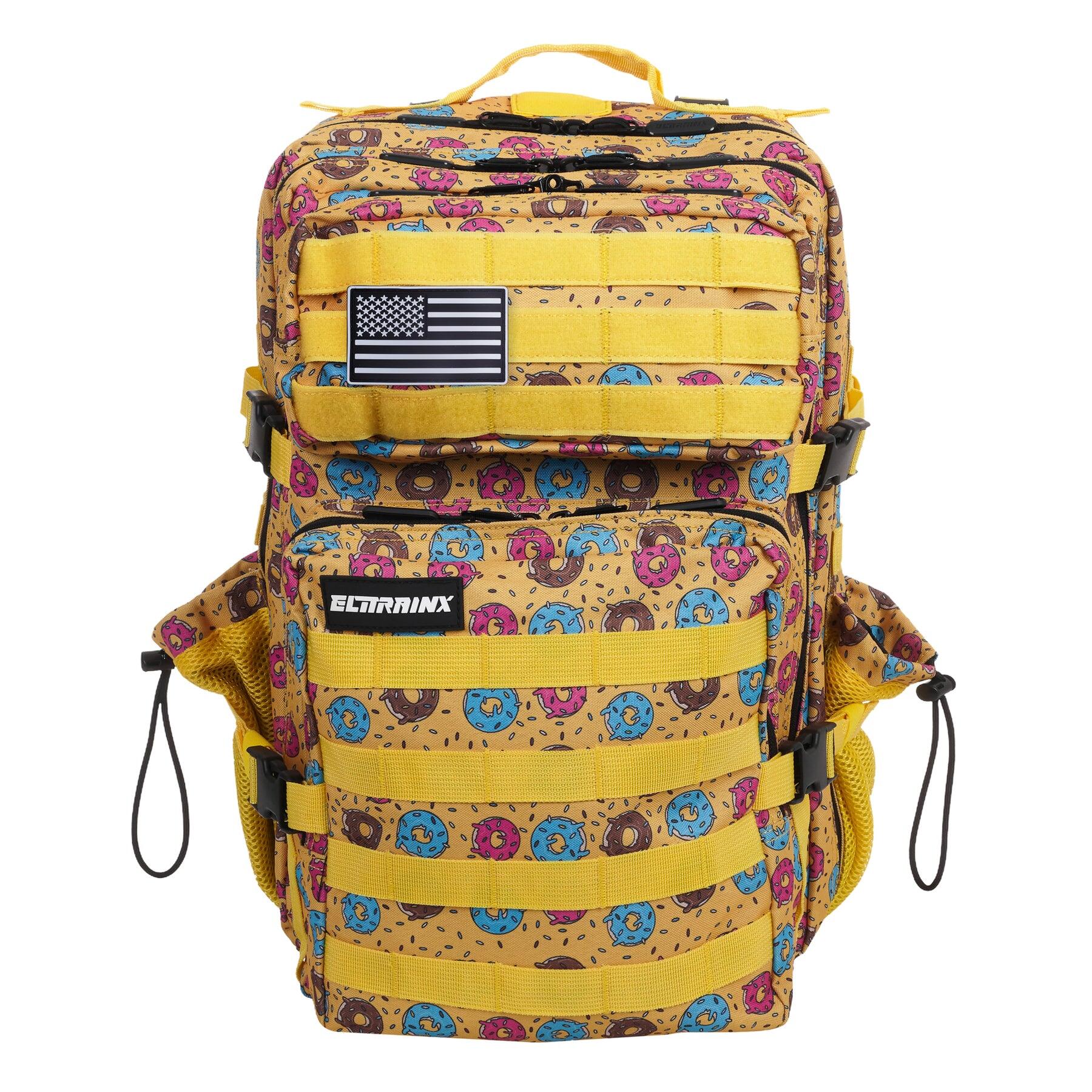 Mochila tática militar ELITRAINX V1 Donuts 45L -Desporto e viagens