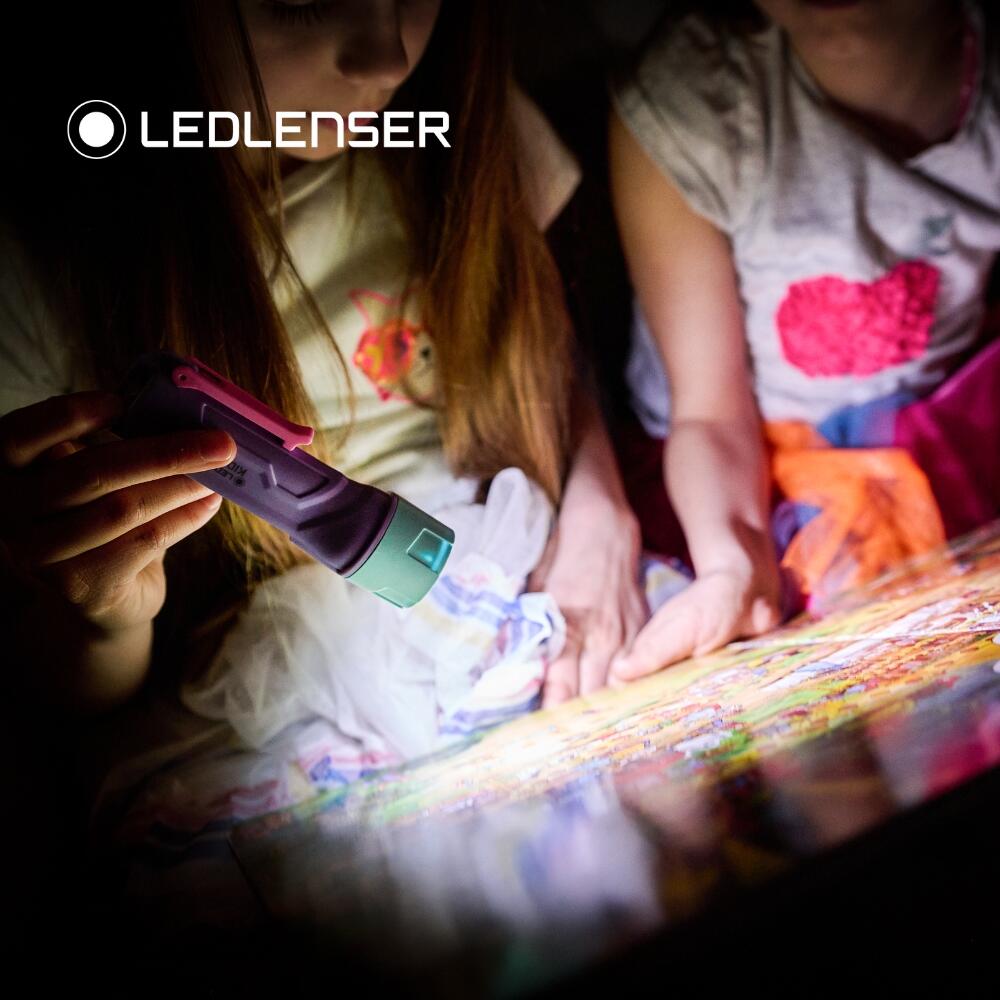 Lampe Torche LED Randonnée pour enfant KIDBEAM4 motif Arc en Ciel- 70 Lumens 6/7