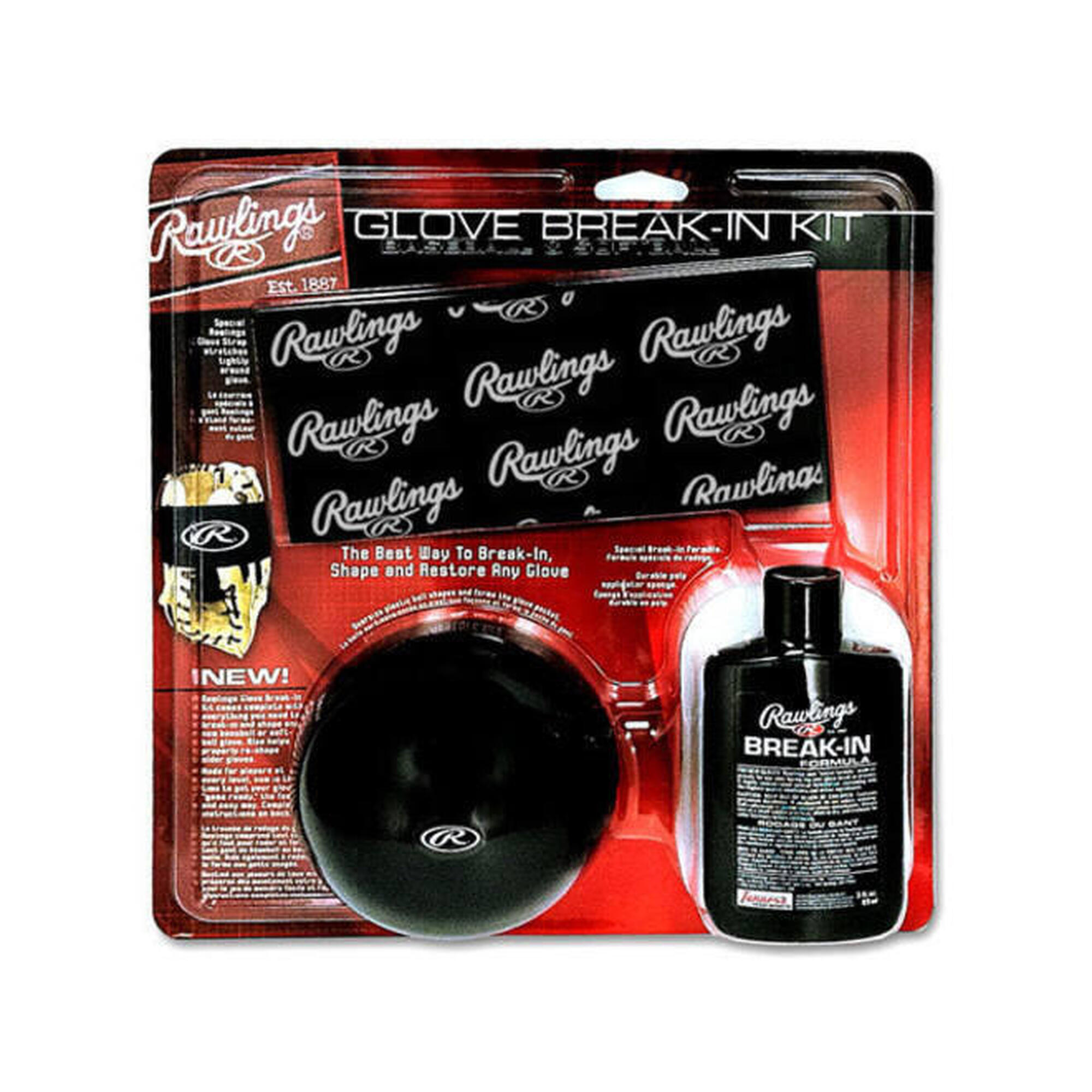 Rawlings - Kit De Rodage Des Gants Rawlings (brkit) - Gant De Baseball - Multicolore|noir - Taille Unique - Decathlon