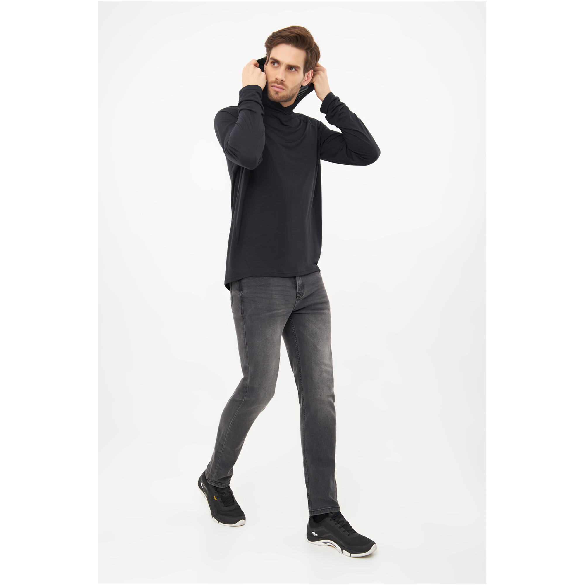 Longsleeve z kapturem męski VIKING Canby Bamboo 4/7