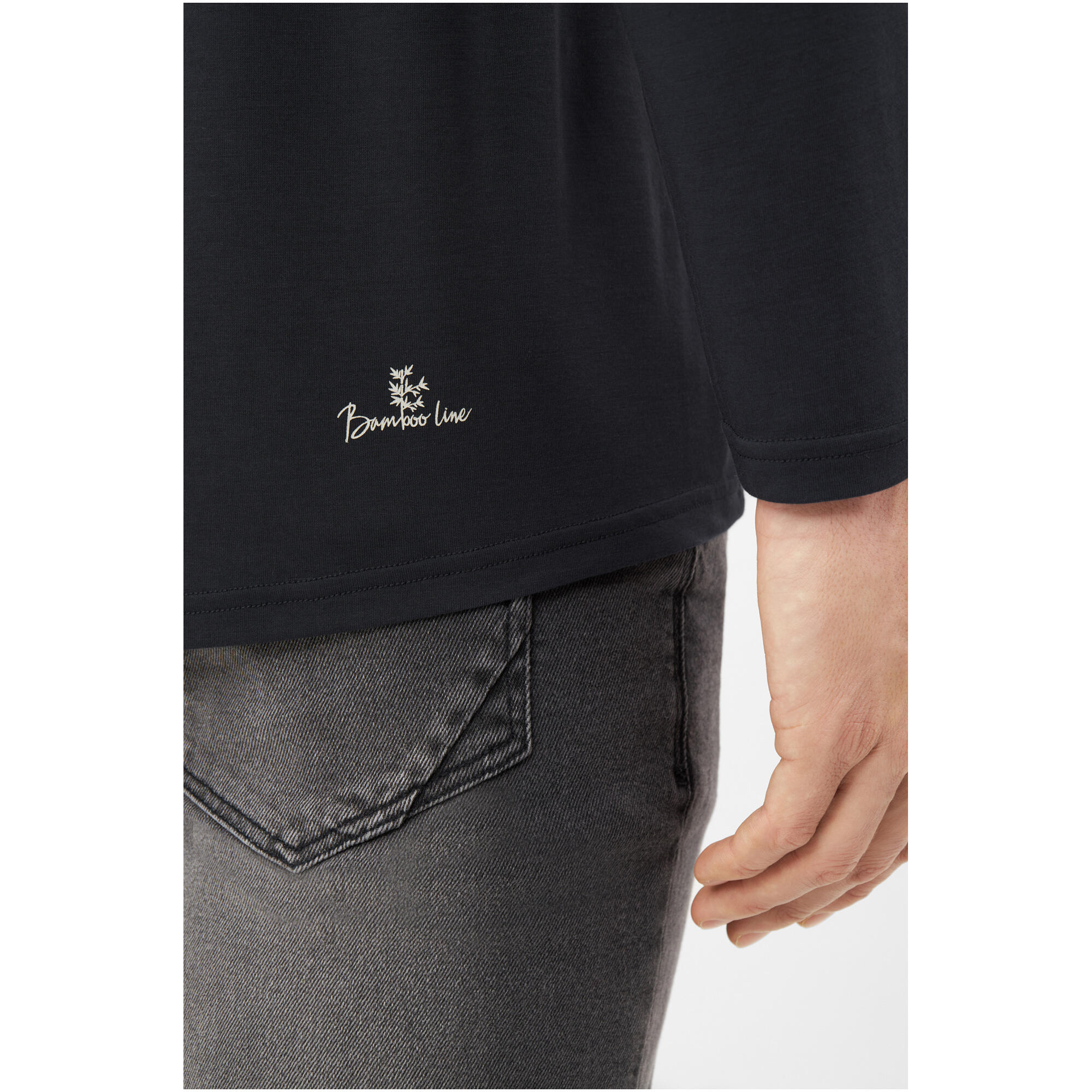 Longsleeve z kapturem męski VIKING Canby Bamboo 6/7