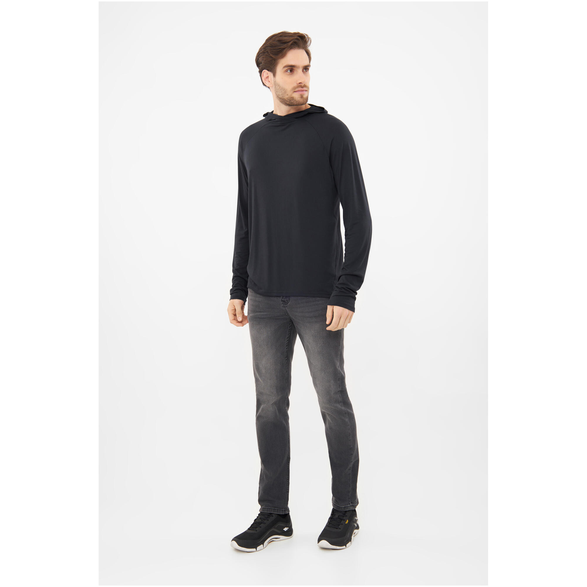 Longsleeve z kapturem męski VIKING Canby Bamboo 2/7