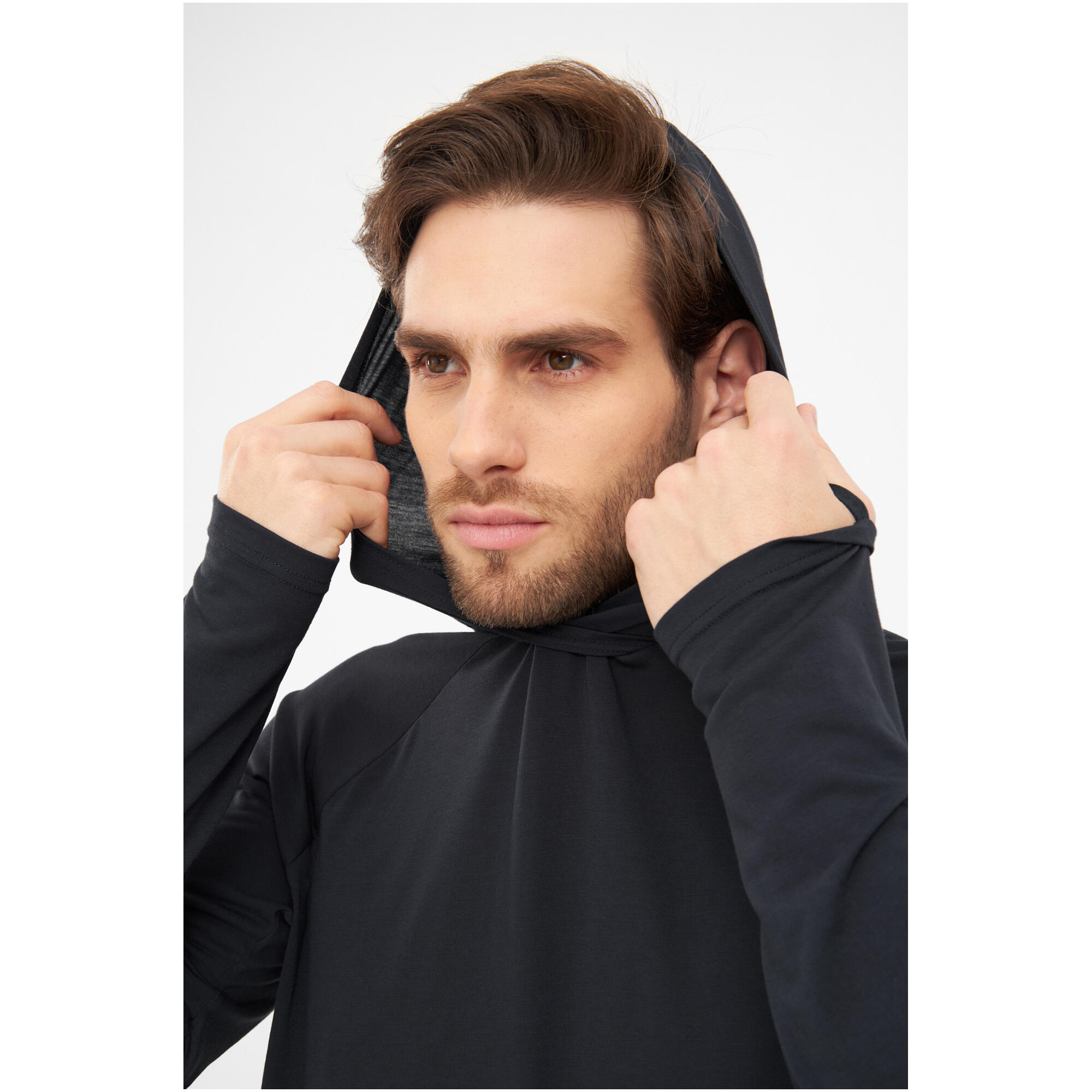 Longsleeve z kapturem męski VIKING Canby Bamboo 5/7