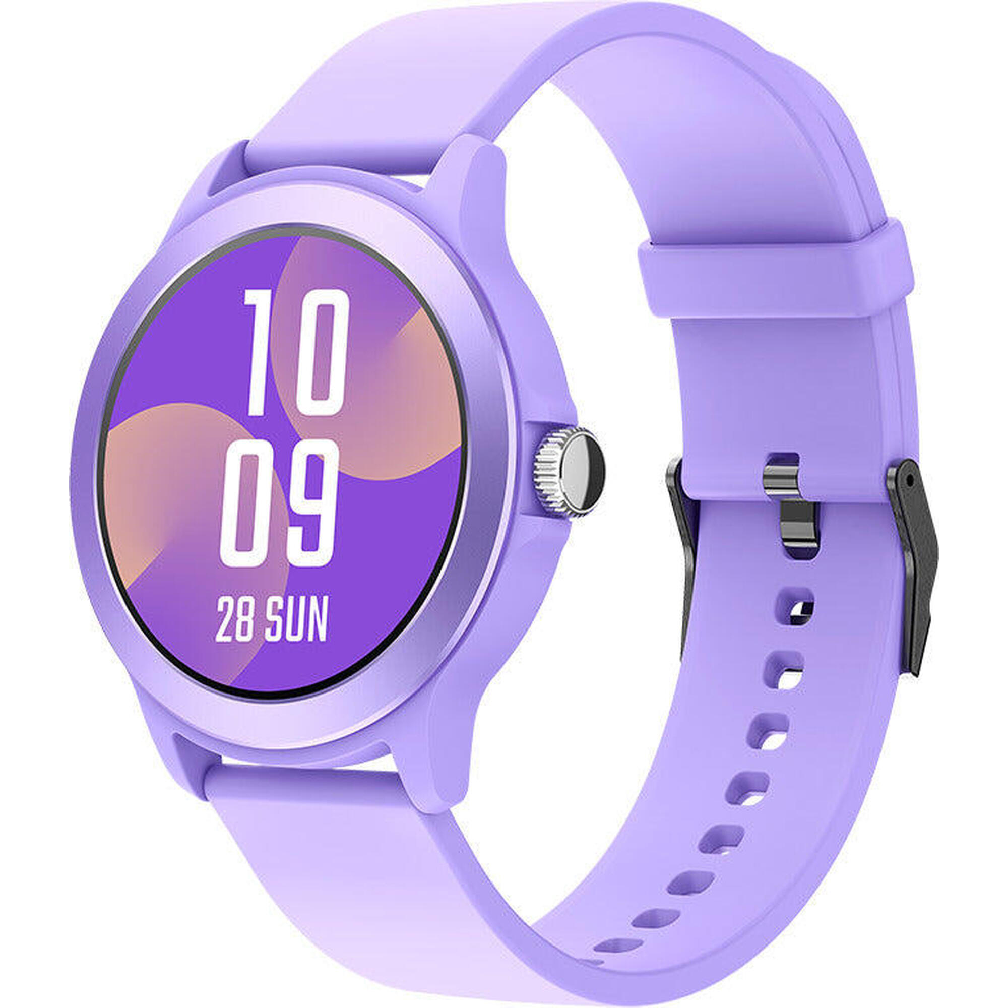 Smartwatch SPC Smartee Duo Vivo con correa extra, 1.27", llamadas, IP68, violeta