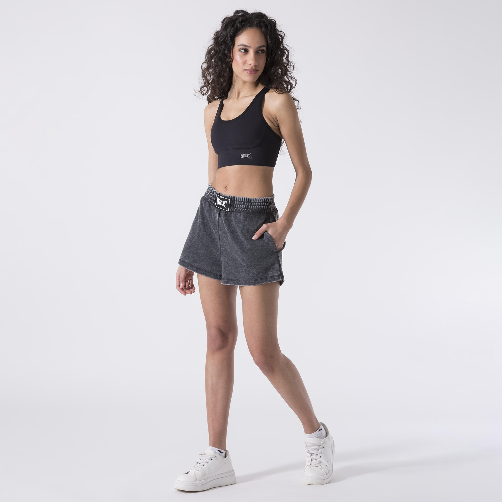 SHORTS BURN OUT MINIMAL BOXING NEGRO ALGODÓN, POLIÉSTER 2/6