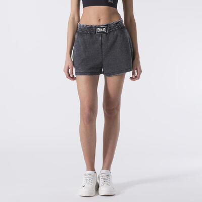 SHORTS BURN OUT MINIMAL BOXING BLACK COTONE. POLIESTERE