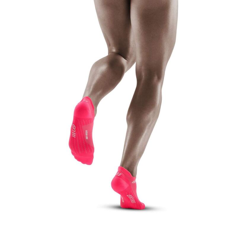 Sosete compresie sub glezna - the run socks no show v4 - pink