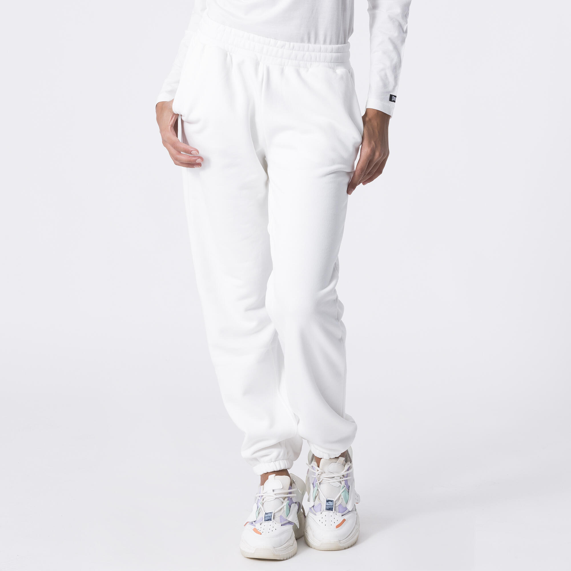 PANTALONI IN FELPA BLANC DE BLANC COTONE, POLIESTERE 5/6