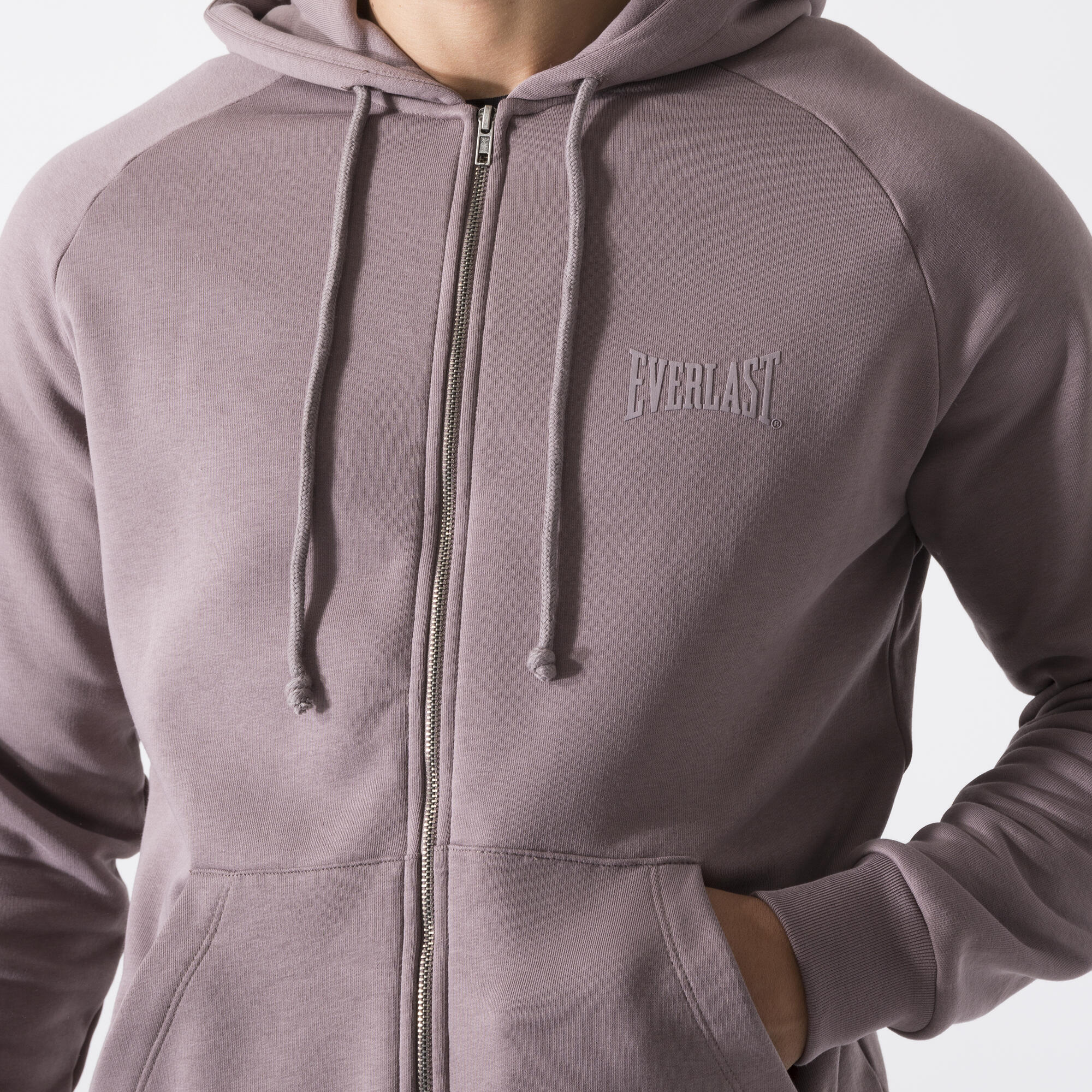VESTE AVEC CAPUCHE EN POLAIRE GRANITE COTON, POLYESTER 6/6
