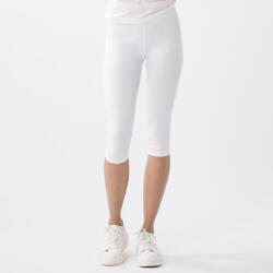 LEGGINGS EN JERSEY EXTENSIBLE OPTICAL WHITE COTON, ÉLASTHANE
