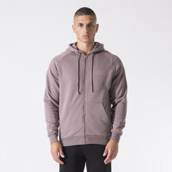 VESTE AVEC CAPUCHE EN POLAIRE GRANITE COTON, POLYESTER