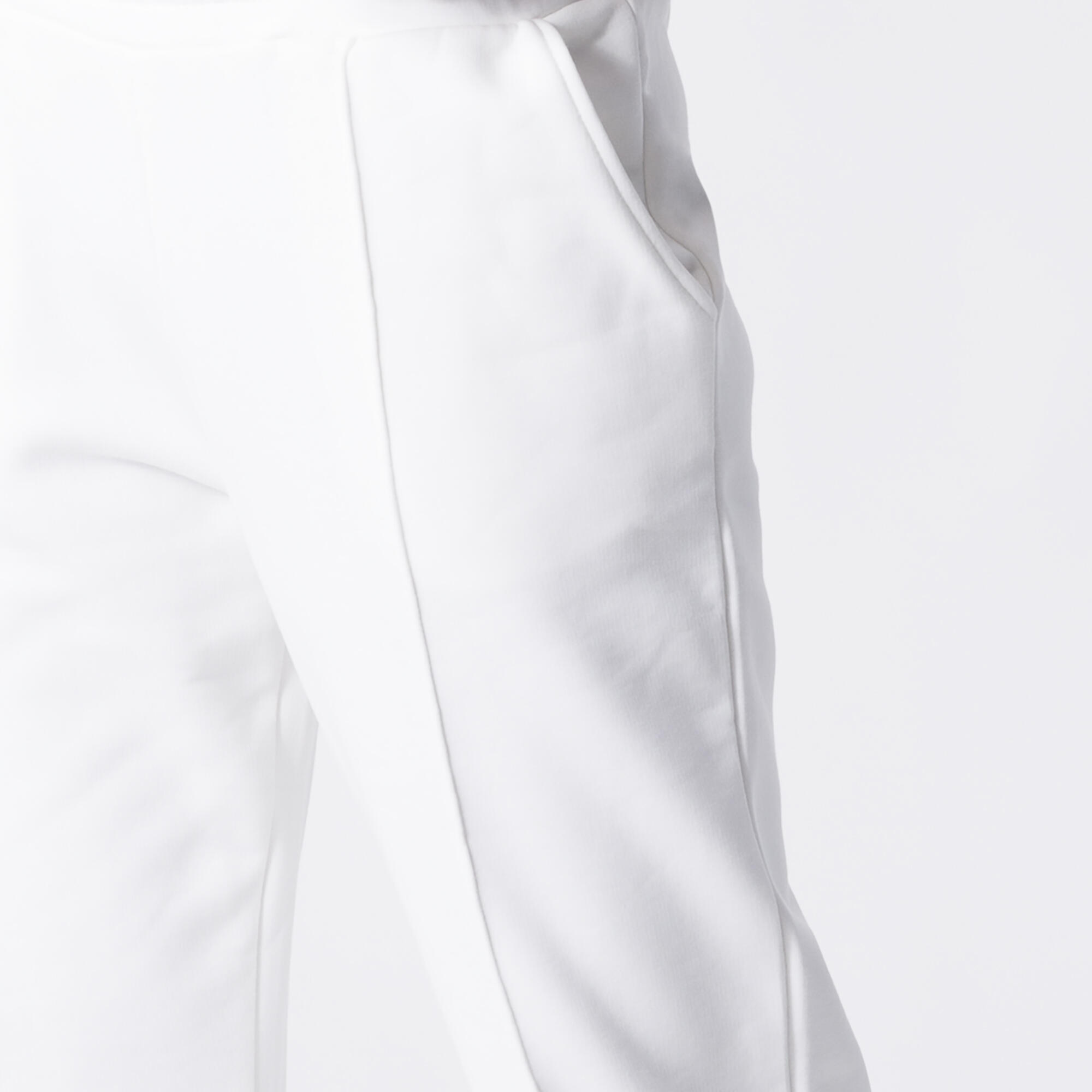 PANTALONE IN FELPA CON ELASTICO BLANC DE BLANC COTONE, POLIESTERE 6/6