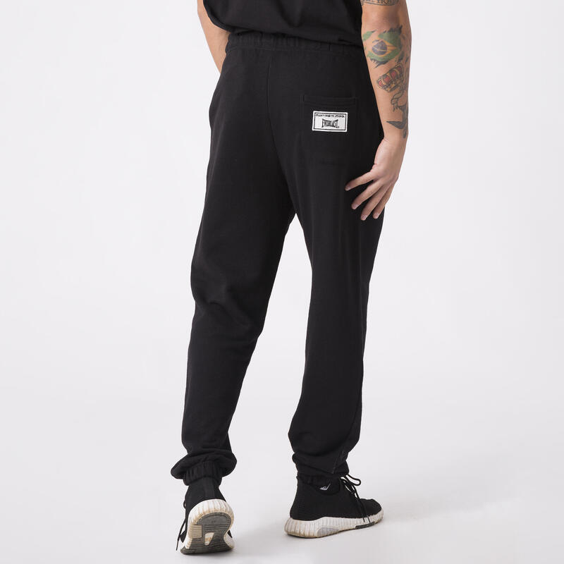 BROEK IN DIAGONALE SWEATSTOF HISTORY VAN HET BOKSEN BLACK KATOEN, POLYESTER