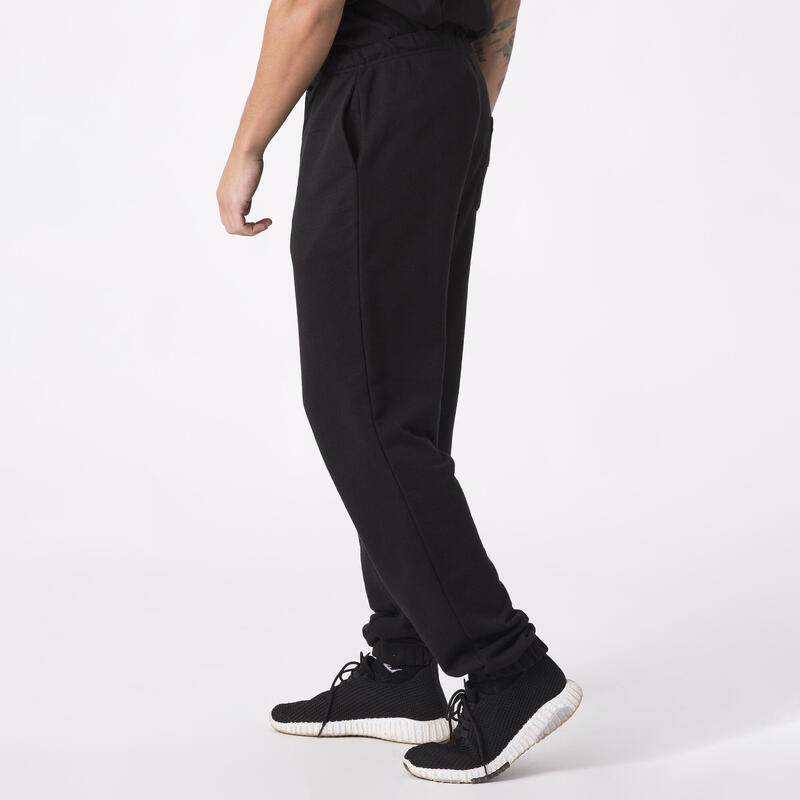 BROEK IN DIAGONALE SWEATSTOF HISTORY VAN HET BOKSEN BLACK KATOEN, POLYESTER