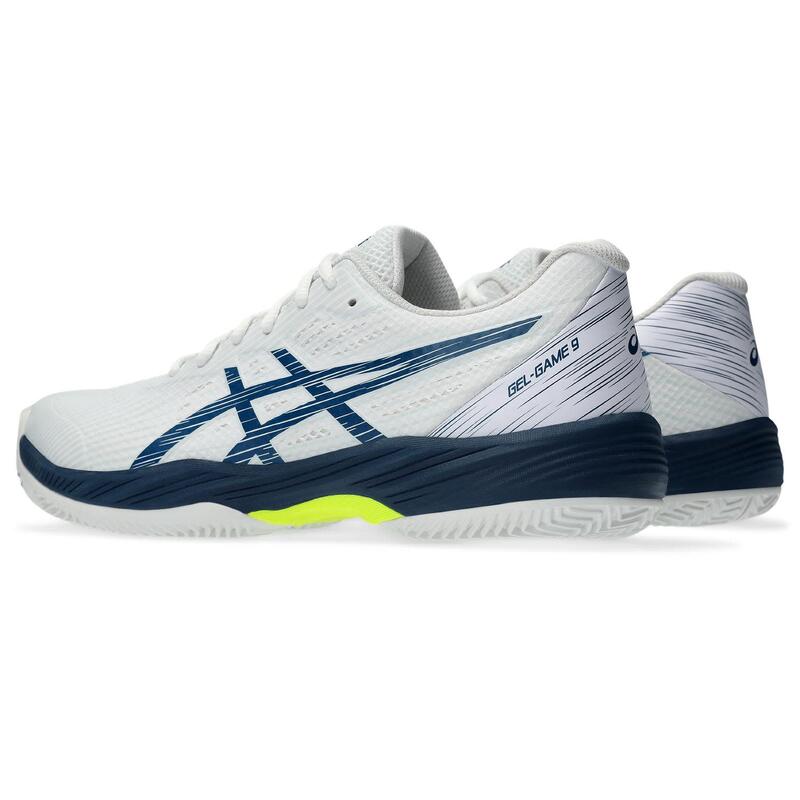 Tenis Y Padel Hombre - ASICS Gel Game 9 Clay/OC - White/Mako Blue