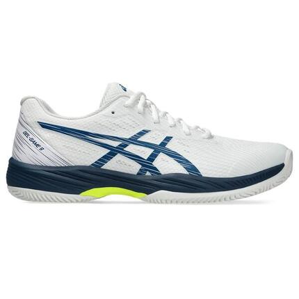 Chaussures De Tennis Et De Padel Homme - ASICS Gel Game 9 Clay/OC - White/Mako