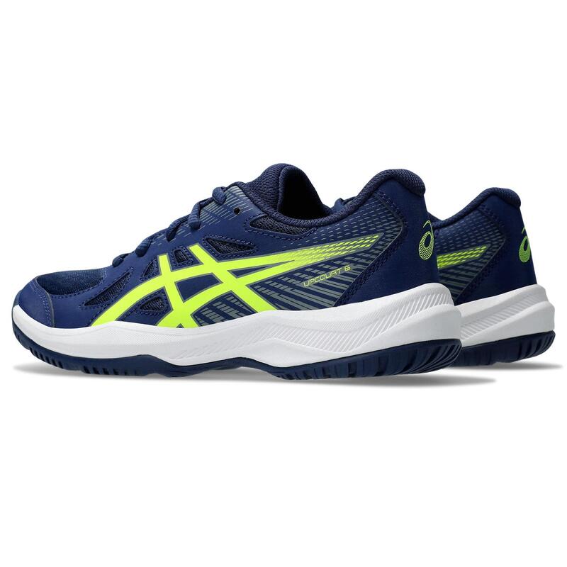 Zapatillas Multideporte Niños - ASICS Upcourt 6 GS - Blue Expanse/Safety Yellow