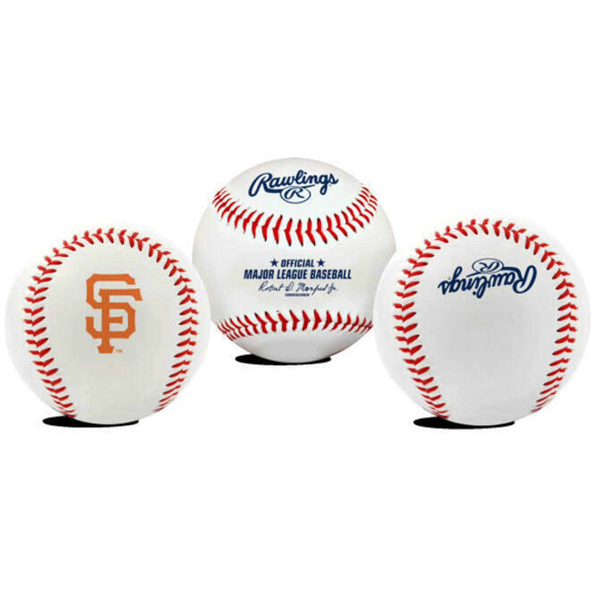 Rawlings - Rawlings Mlb Replica Baseball Team Giants - Balle De Baseball - Multicolore|noir - 9 - Decathlon