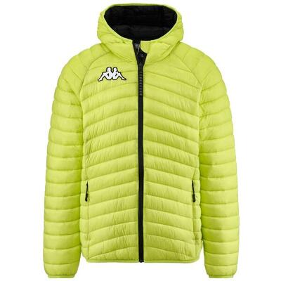 giubbotto da uomo in nylon giallo da sci e snowboard