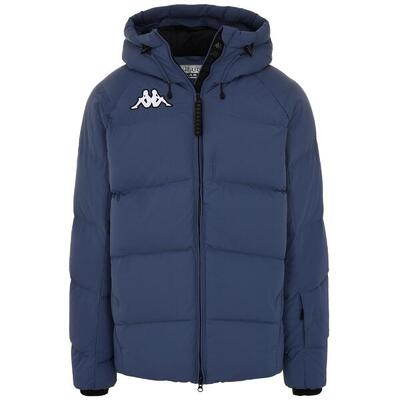 giubbotto da uomo in nylon arancio da sci e snowboard