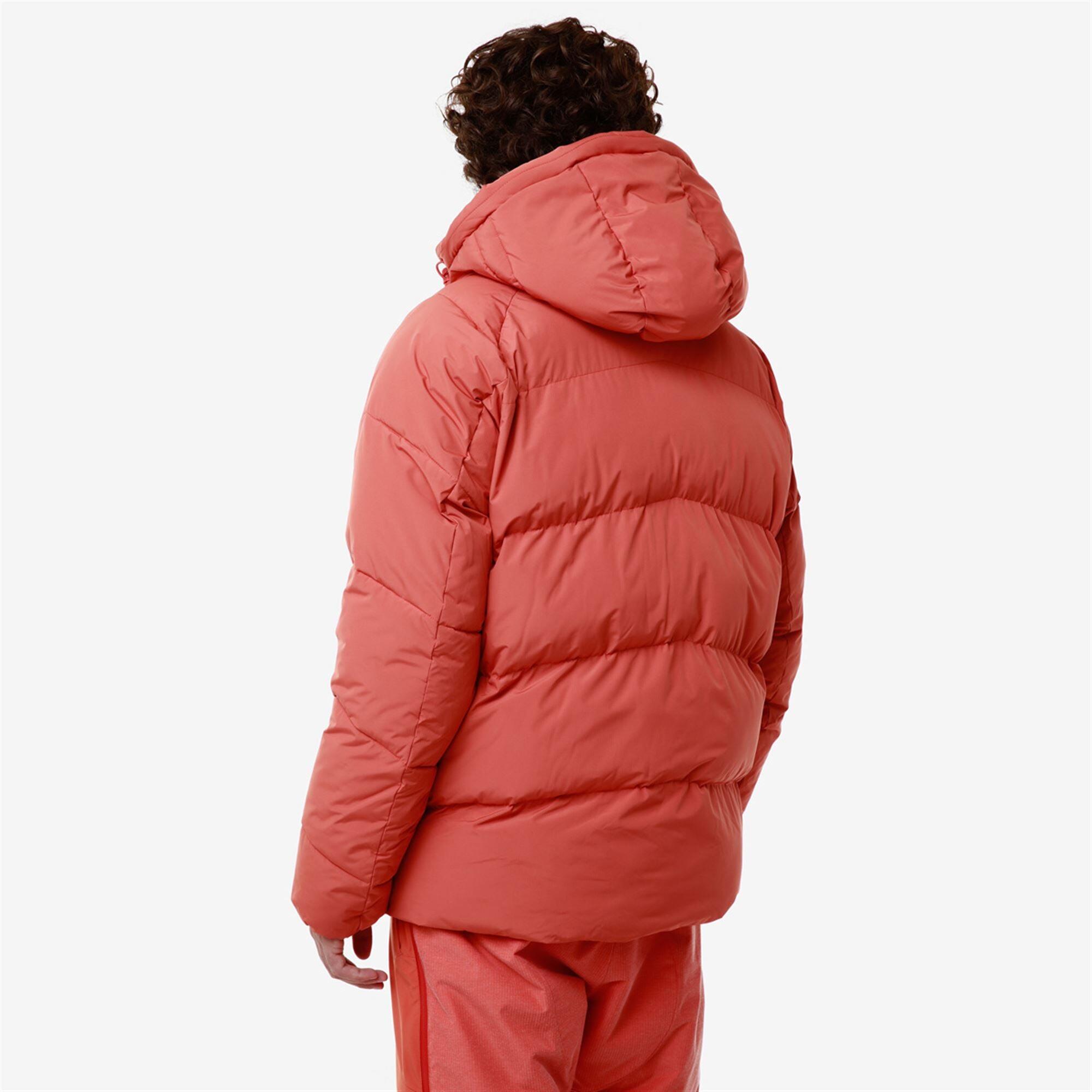 Giubbotto da uomo in nylon arancione da sci 6/7
