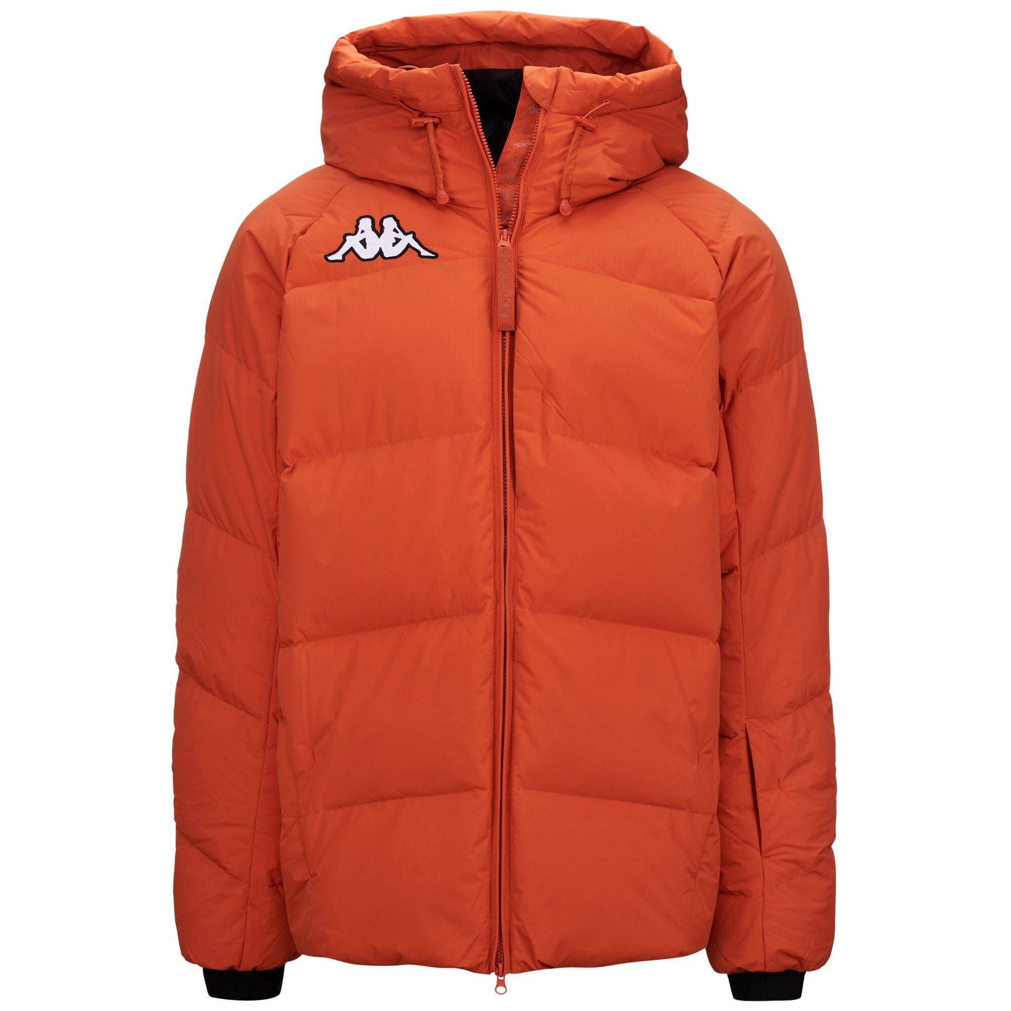 Giubbotto da uomo in nylon arancione da sci 2/7