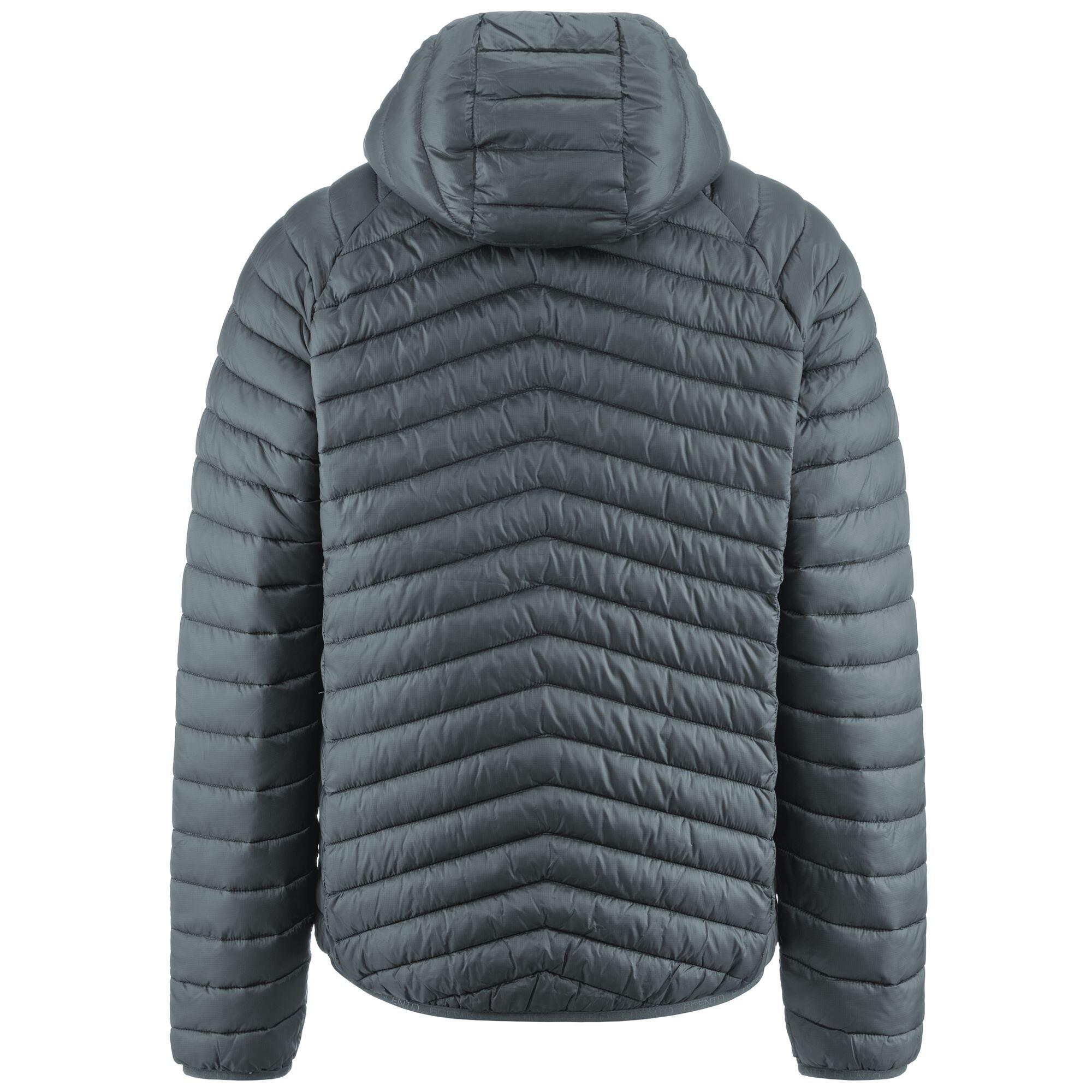 Giubbotto da uomo in nylon grigio da sci 4/7