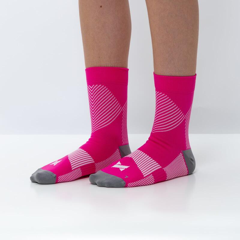 Chaussettes de Compression Xtreme Quarter 3-pack Multi Rose