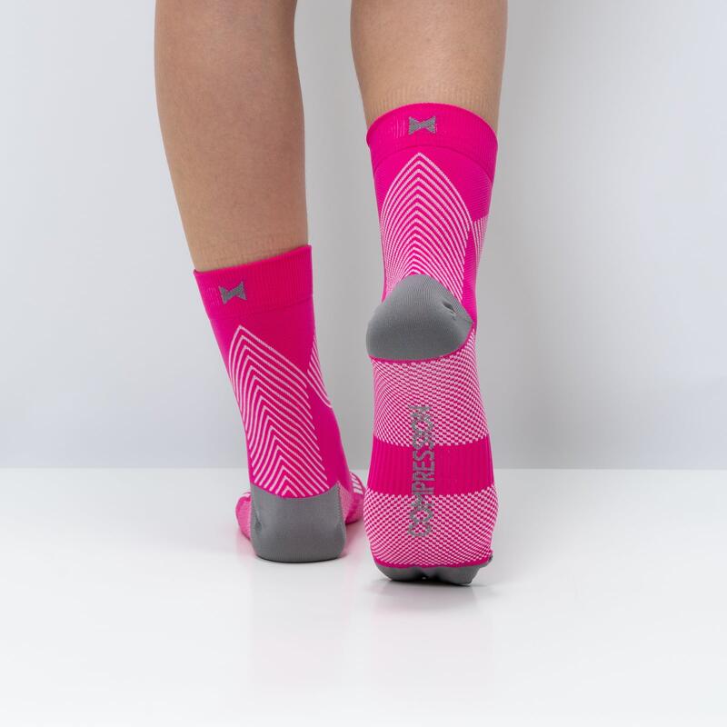 Chaussettes de Compression Xtreme Quarter 3-pack Multi Rose