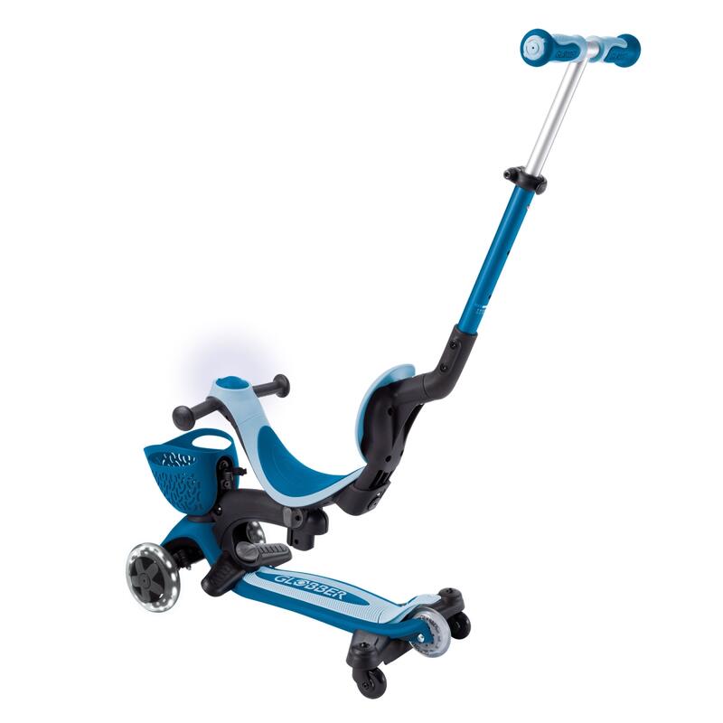 Globber Go Up Baby Learn 360 en bleu foncé